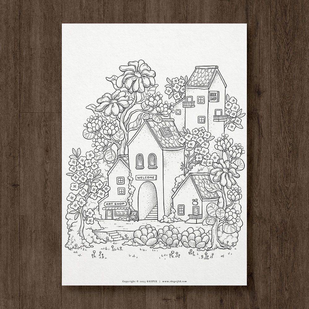 Bloom Coloring Page