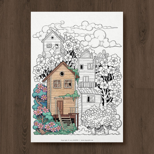 Bloom Coloring Page