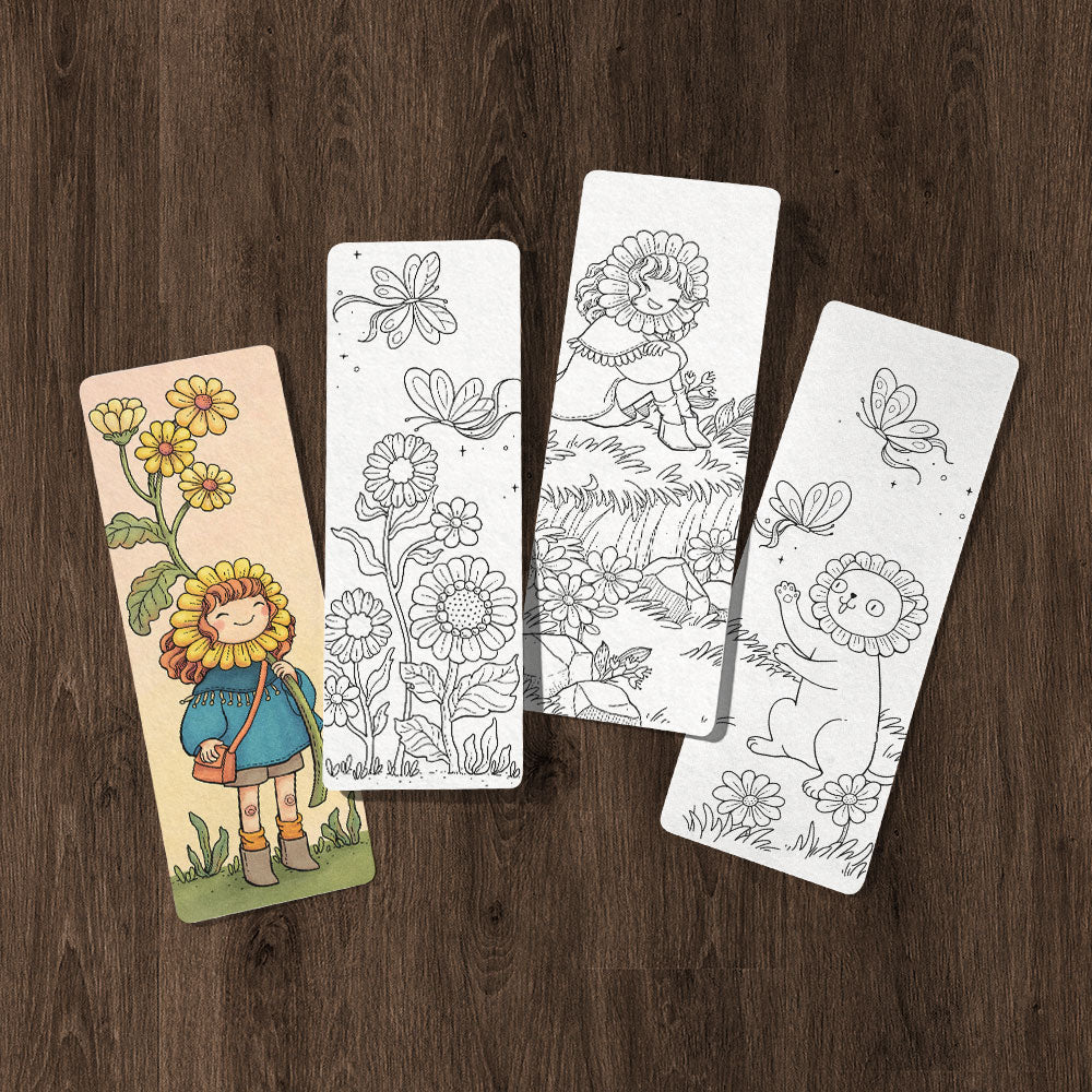 DAISY Coloring Bookmarks