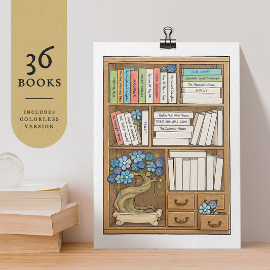 Printable Reading Tracker, 36 Books to Read