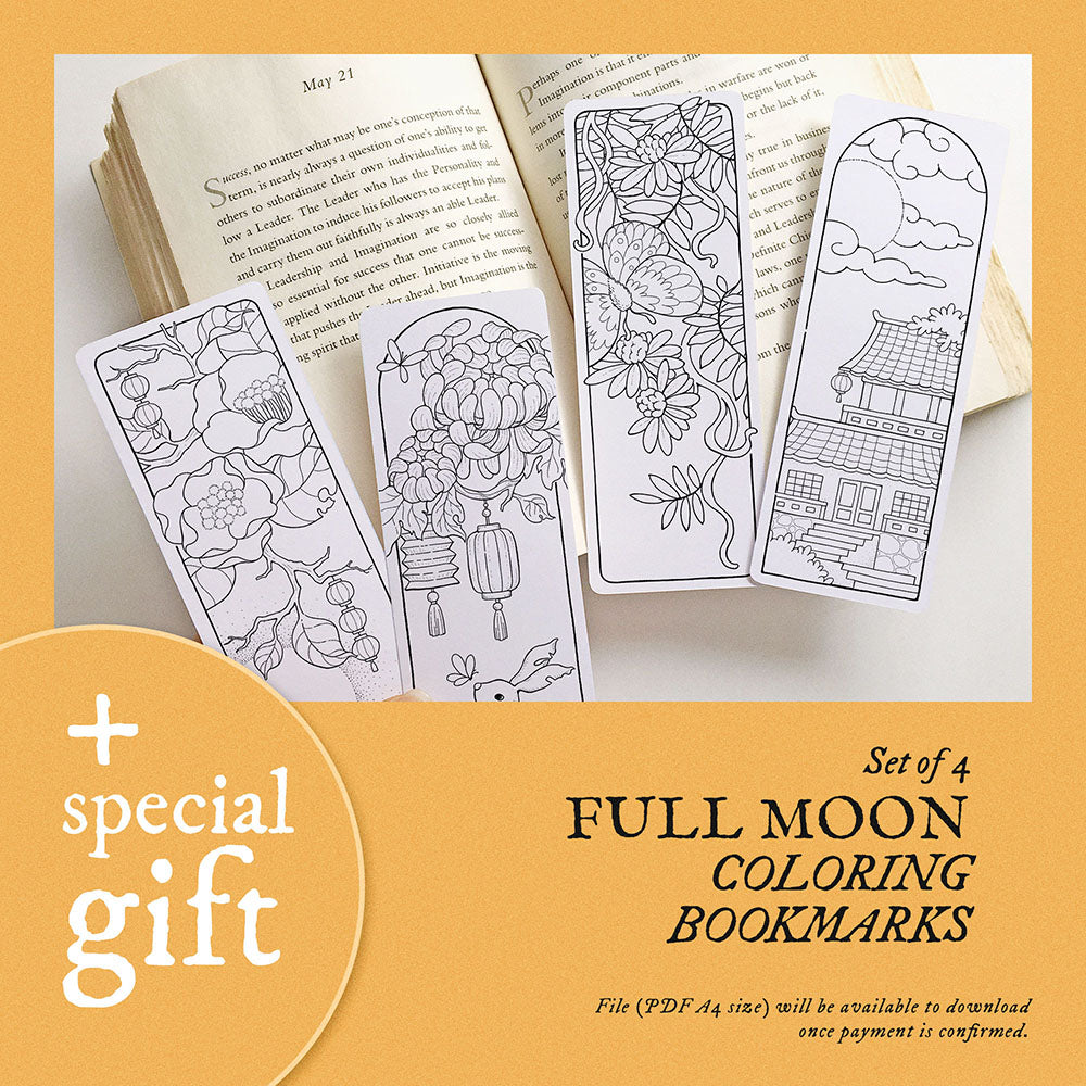 FULL MOON - Combo of 3 Coloring Pages