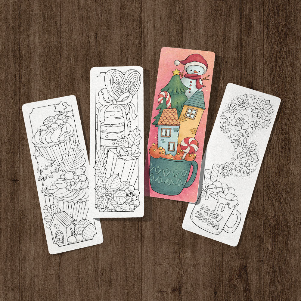 Winter Coloring Bookmarks - BM114