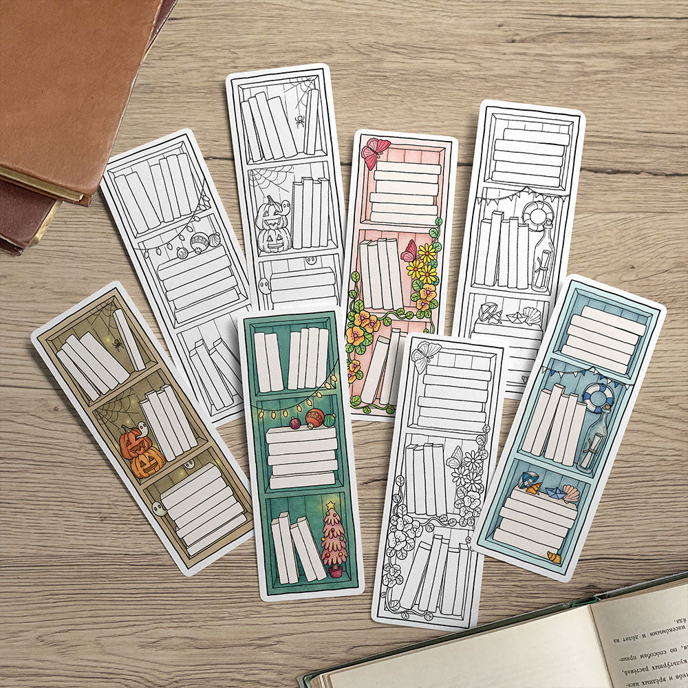 Four Seasons 01 Book Tracker Bookmarks