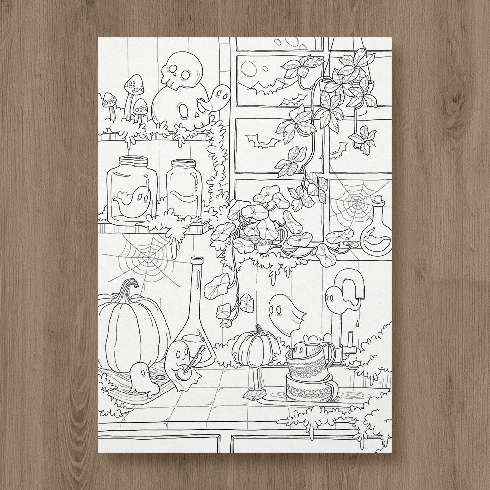 Midnight Show Coloring Page